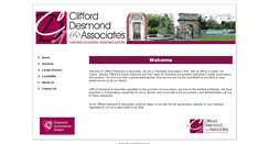 Desktop Screenshot of clifforddesmond.ie